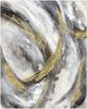 Classy Living Golden Tempest Abstract Canvas Wall Art-0