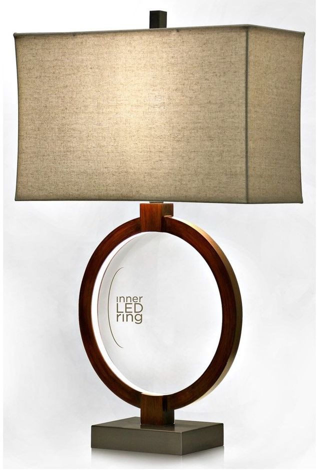 StyleCraft Wood/Metal Table Lamp-0