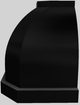 Vent-A-Hood® Designer Series 48" Black Wall Mounted Range Hood-3