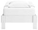 Signature Design by Ashley® Hallityn Matte White Youth Twin Platform Bed-4