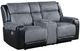 Global Furniture USA U5914 3-Piece Black/Gray Manual Reclining Living Room Seating Set-3