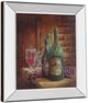 Classy Living Vintage Wine Ill Mirror Framed Wall Art-3