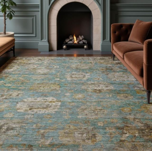 Dalyn™ Rug Company Aristo AR7 Teal 5'x8' Area Rug-1