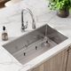 Elkay Crosstown® 3-Piece Polished Satin 31-1/2" x 18-1/2" x 9" Single Bowl Undermount Sink Set-3