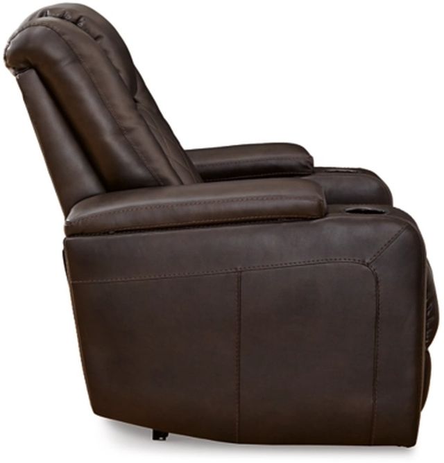 Signature Design by Ashley® Mancin Chocolate Recliner-4
