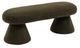 Meridian Furniture Drum Green Faux Shearling Teddy Fabric Upholstered Bench-0