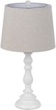 Cal® Lighting & Accessories Chester 2-Piece White Table Lamp Set-2