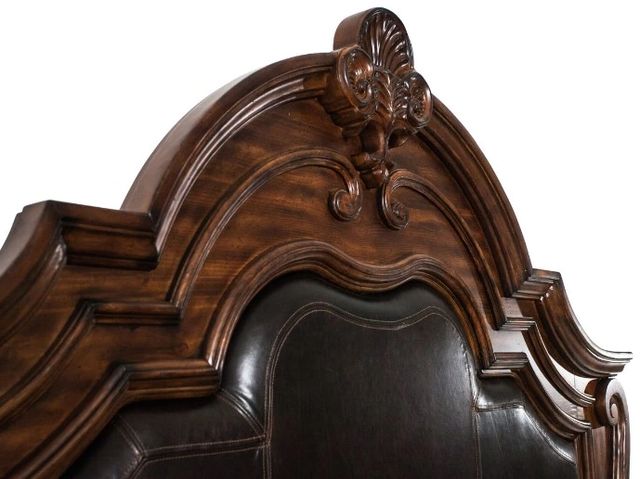 Michael Amini® Tuscano Melange Queen Mansion Panel Bed-2