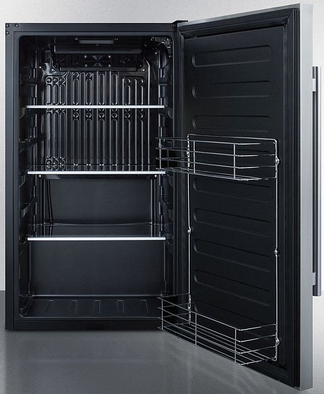Summit® 19" 3.1 Cu. Ft. Stainless Steel Compact Refrigerator-2