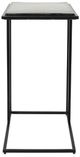 Uttermost® Mateo Black Glass Top Accent Table-2