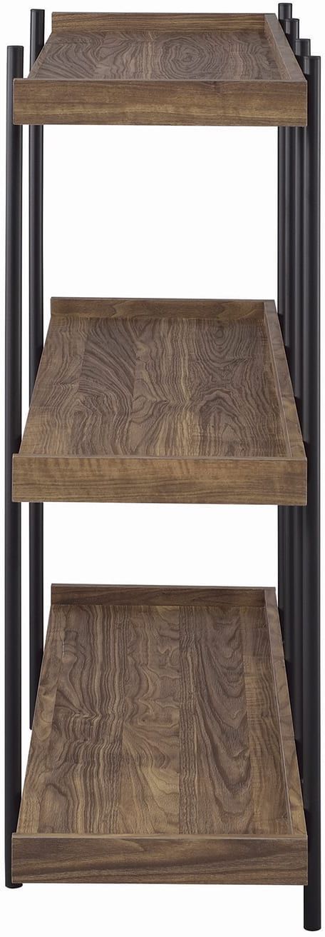 Coaster® Lawtey Aged Walnut 3-Shelf Bookcase-3