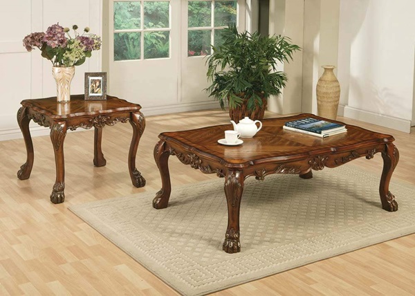ACME Furniture Dresden Cherry Coffee Table | Wood's Furniture