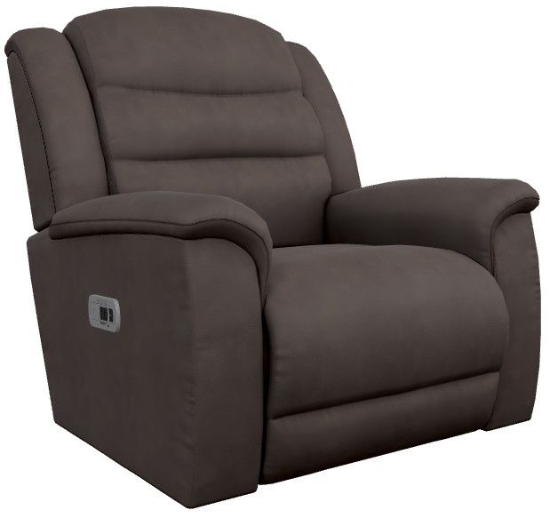 La-Z-Boy® Redwood Godiva Power Rocking Recliner with Headrest-0