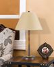 Cal® Lighting & Accessories Soho Beige/Rust Table Lamp-1