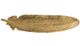 A & B Home Gold Leaf Plate-1