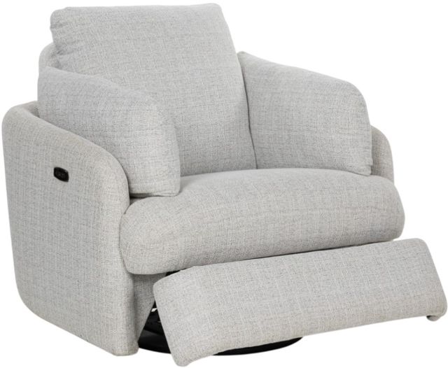 Signature Design by Ashley® Alainmont Stone Power Swivel Recliner-1