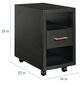 Bassett® Furniture HomeWork Dark Mocha Storage Cart-4