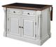 homestyles® Monarch Black Granite/Distressed Oak/Distressed White Kitchen Island -0
