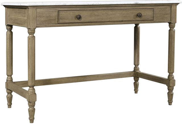 Aspenhome® Provence Patine Writing Desk with Marble Top-0