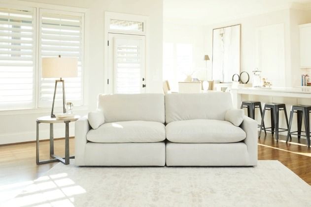 Signature Design by Ashley® Sophie 2-Piece Light Gray Sectional -1