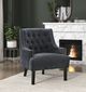 Homelegance® Charisma Black Accent Chair-1
