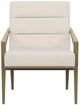 Coaster® Kirra White Upholstered Metal Arm Accent Chair-1