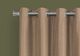 Monarch Specialties Inc. 2-Piece Brown 52" x 95" Solid Blackout Curtain Panel Set-4