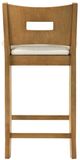 Armen Living Ren Amber Glow/Dune Bar Stool-2