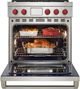 Wolf® 30" Stainless Steel Pro Style Dual Fuel Range-1