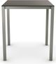 Amisco Customizable Carbon 36" Glass Square Bar Table-1