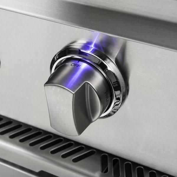 Viking® 5 Series 20" Stainless Steel Liquid Propane Power Side Burner-3
