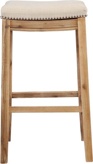 Linon Claridge Brown/Natural Bar Stool-3