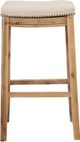 Linon Claridge Brown/Natural Bar Stool-3