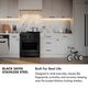 ZLINE Paramount 48" 6.7 cu. ft. Black Satin Stainless Steel Paramount Double Oven Dual Fuel Range with 8 Brass Burners with Polished Gold Accents-1