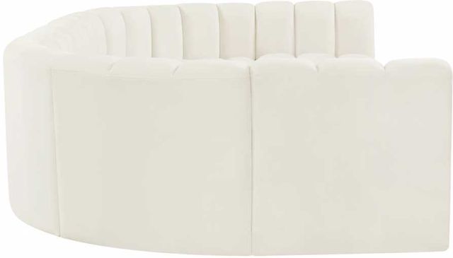 Meridian Furniture Arc 8-Piece Cream Upholstered Modular Sectional-2