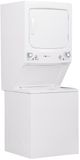 GE® Unitized Spacemaker® White Electric Laundry Center, 3.9 Cu. Ft. Washer, 5.9 Cu. Ft. Dryer-2