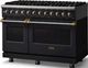 Viking® 5 Series 48" Onyx Pro Style Dual Fuel (LP) Range with Brushed Brass Trim-3