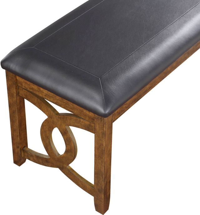 New Classic® Home Furnishings Gia Brown 46" Dining Bench-3