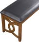 New Classic® Home Furnishings Gia Brown 46" Dining Bench-3