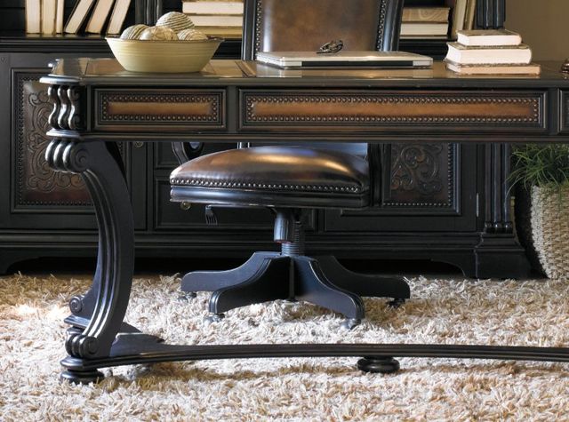Hooker® Furniture Telluride Black 66" Writing Desk-1