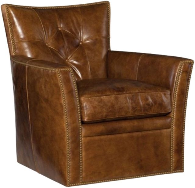 Hooker® Furniture Conner Heavy Metal Gamma Swivel Chair-0
