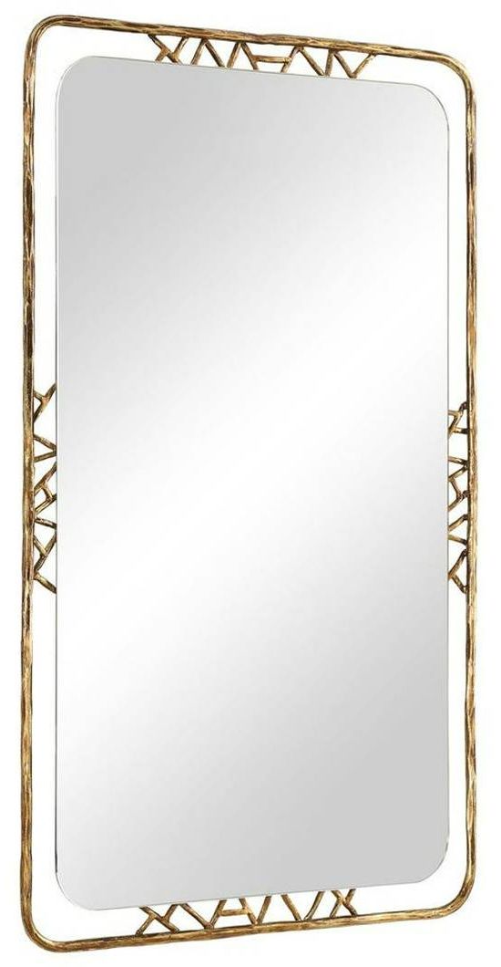 Uttermost® Tahoma Antiqued Gold Accent Mirror-3