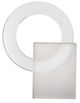 A & B Home Mondri Clear Small Glass Sculpture-1