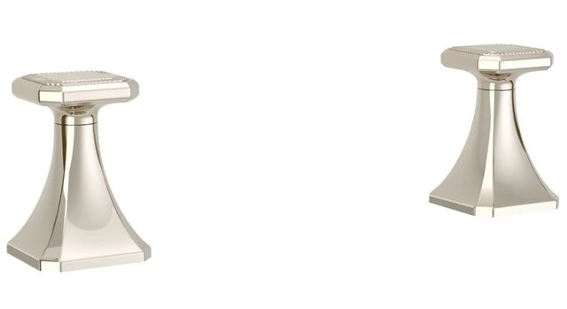 DXV Belshire® Platinum Nickel Cushion Handles Only for Widespread Bathroom Faucet-0