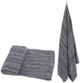 A & B Home Gray/Navy Woven Throw Blanket-0