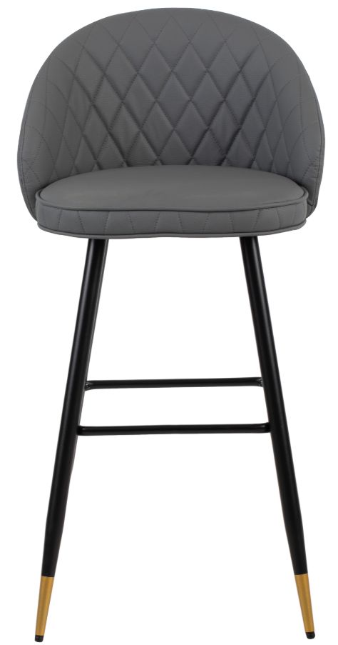New Classic® Home Furnishings Oliver Black/Gray Bar Stool-2