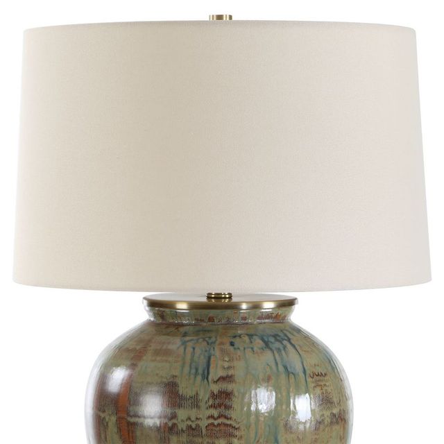 Uttermost® Olisa Brown Green Table Lamp-3