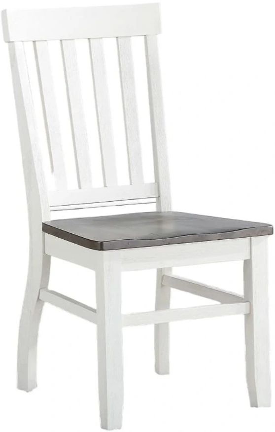 Steve Silver Co. Caylie Driftwood/Ivory Dining Side Chair-0