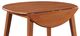 John Thomas Furniture® Dining Essentials Bourbon Oak 42" Round Drop Leaf Dining Table-1