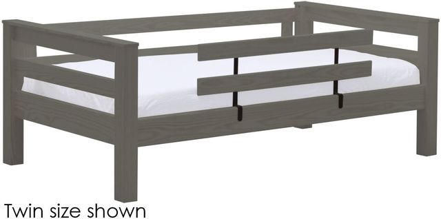 Crate Designs™ Furniture TimberFrame Graphite Full XL Upper Bunk Bed-0